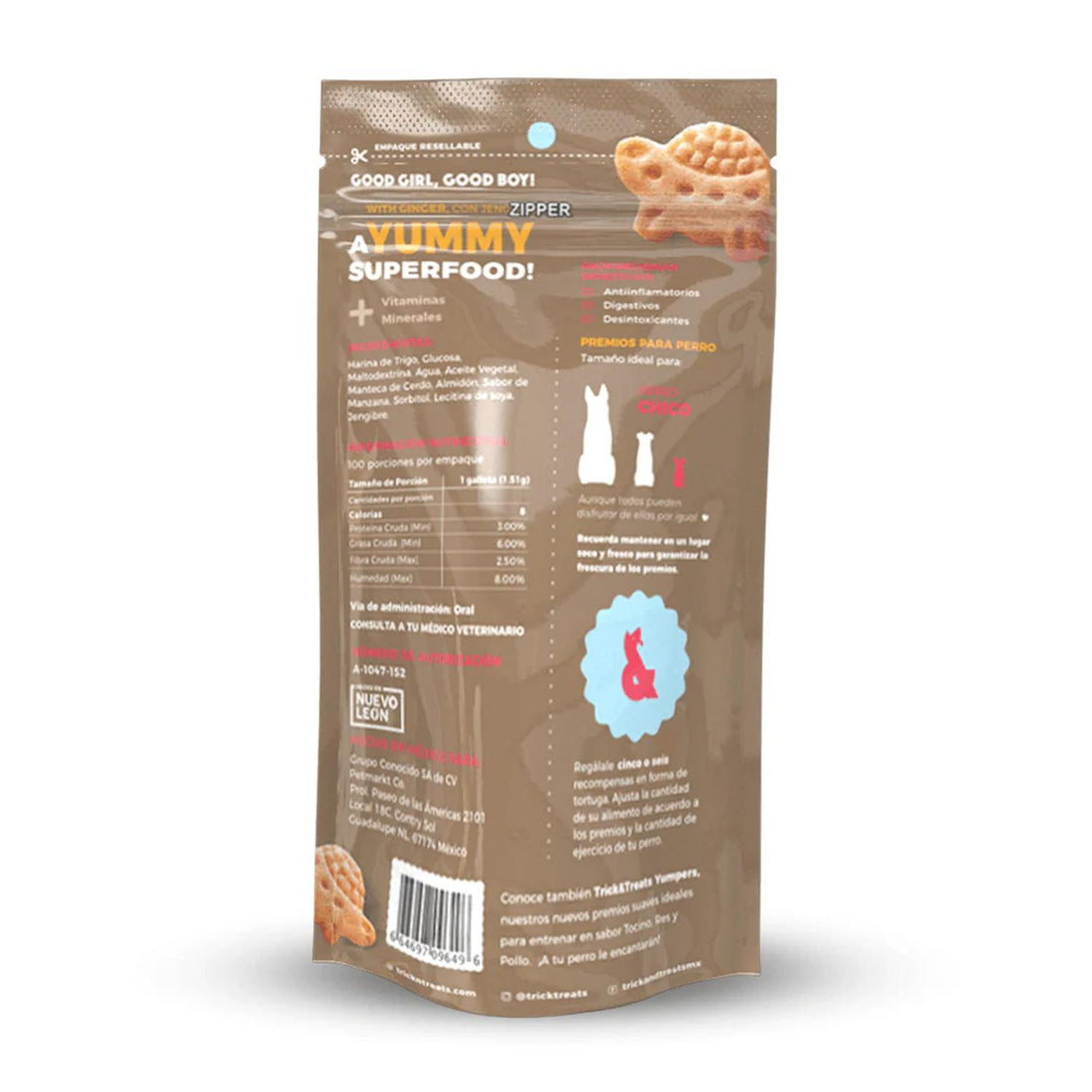 Trick & Treats Gourmet Bakes premio perro pay manzana 150g | G.Valkyria - imagen 1