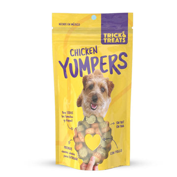 Trick & Treats Yumpers premio para perro sabor pollo 100 grs | G.Valkyria - imagen 1