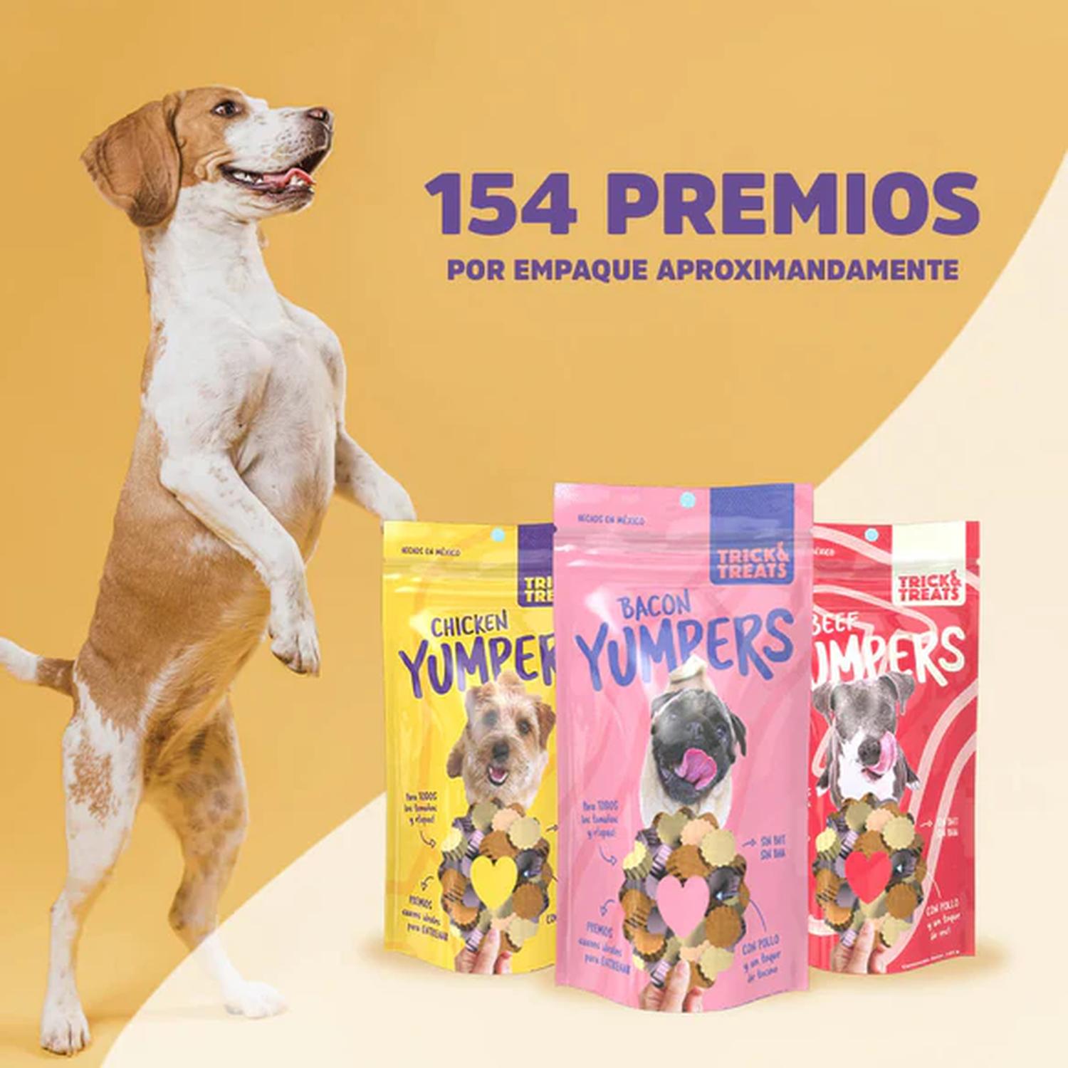 Trick & Treats Yumpers premio para perro sabor pollo 100 grs | G.Valkyria - imagen 6