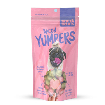 Trick & Treats Yumpers premio para perro sabor tocino 100 grs | G.Valkyria - imagen 1