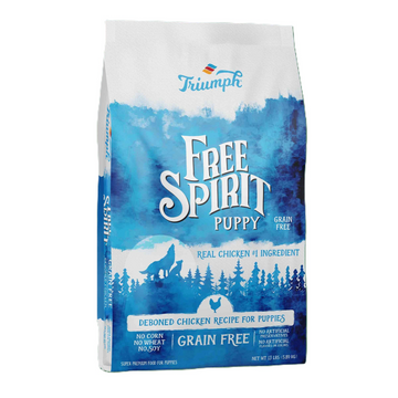 Triumph Free Spirit alimento Cachorro Pollo Camote 5.89kg | G.Valkyria