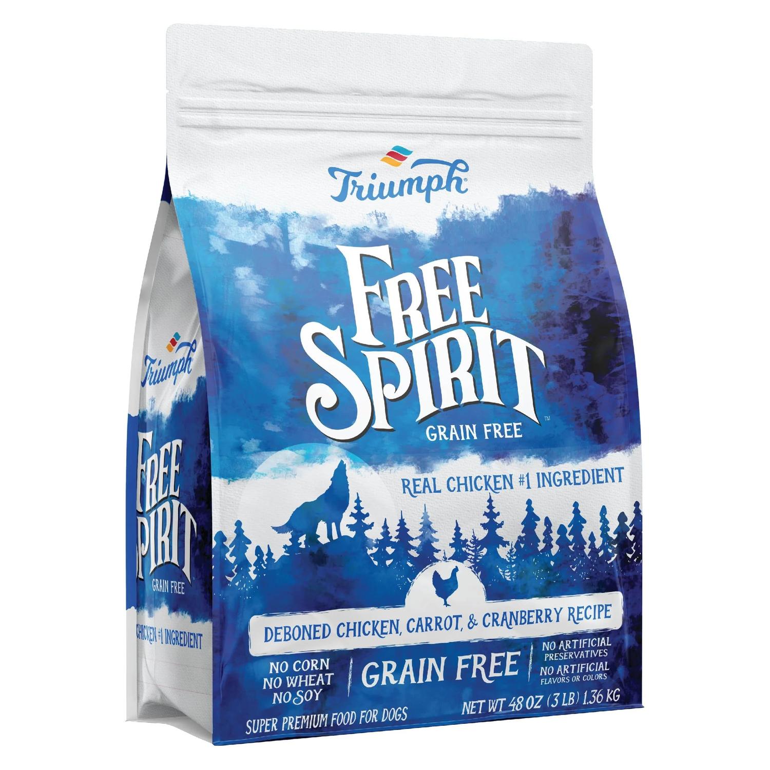 Triumph Free Spirit alimento Perro Adulto Pollo 1.36kg | G.Valkyria - imagen 1