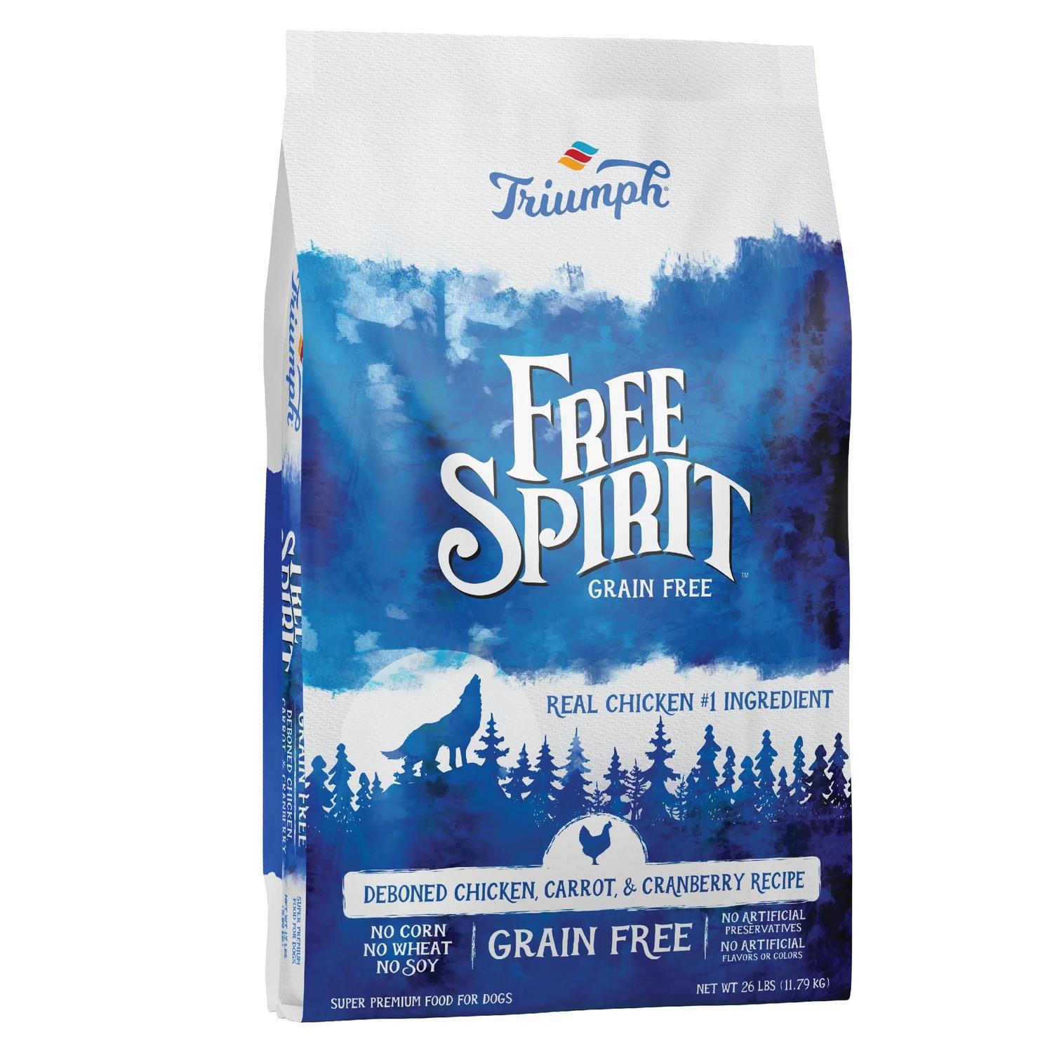 Triumph Free Spirit alimento Perro Adulto Pollo 11.79kg | G.Valkyria - imagen 1