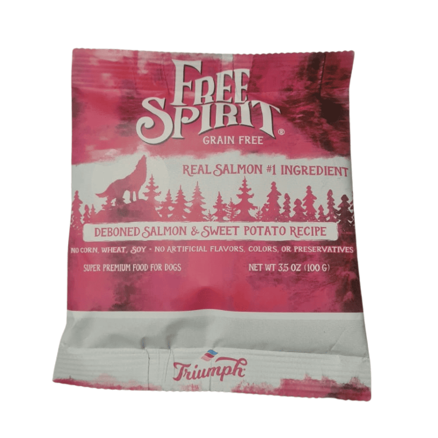 Triumph Free Spirit alimento Perro Adulto Salmón Camote 100g | G.Valkyria