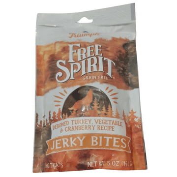 Triumph Free Spirit Jerk Bites Premios Perro Pato Mora 141g | G.Valkyria
