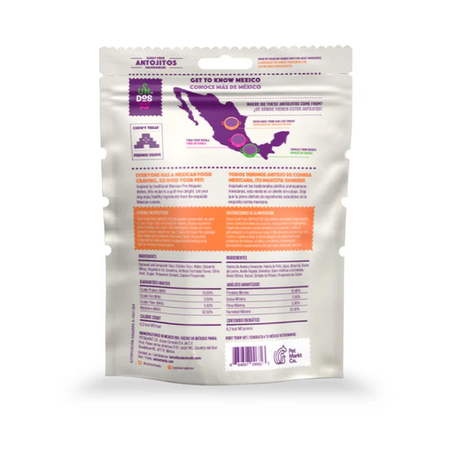 Un Dos Treats Guilt Free premio para perro Enchiladas 156gr | G.Valkyria - imagen 3