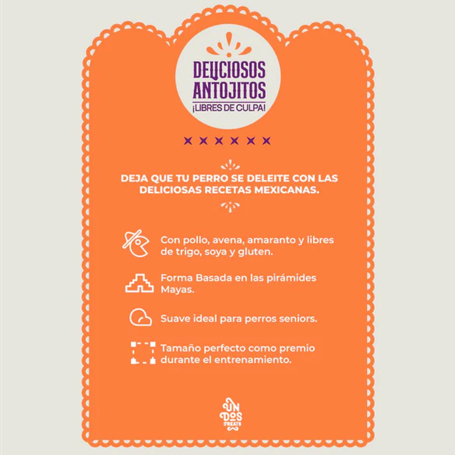 Un Dos Treats Guilt Free premio para perro Enchiladas 156gr | G.Valkyria - imagen 7