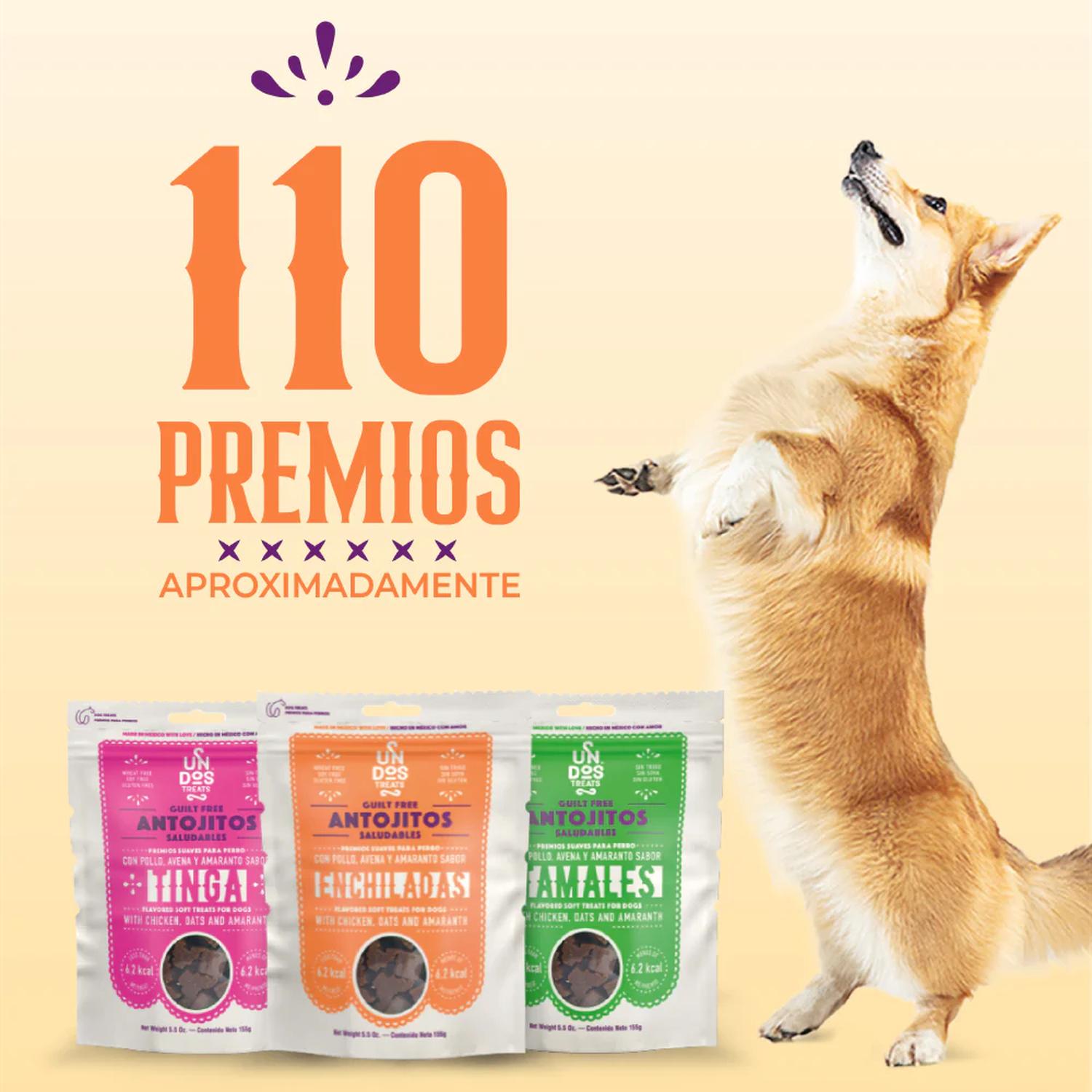 Un Dos Treats Guilt Free premio para perro Enchiladas 156gr | G.Valkyria - imagen 8