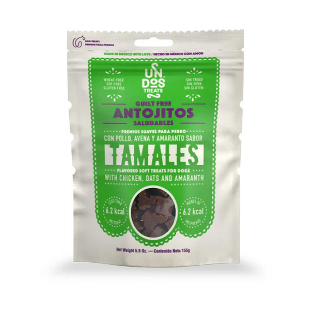 Un Dos Treats Guilt Free premio para perro tamales 156gr | G.Valkyria - imagen 1