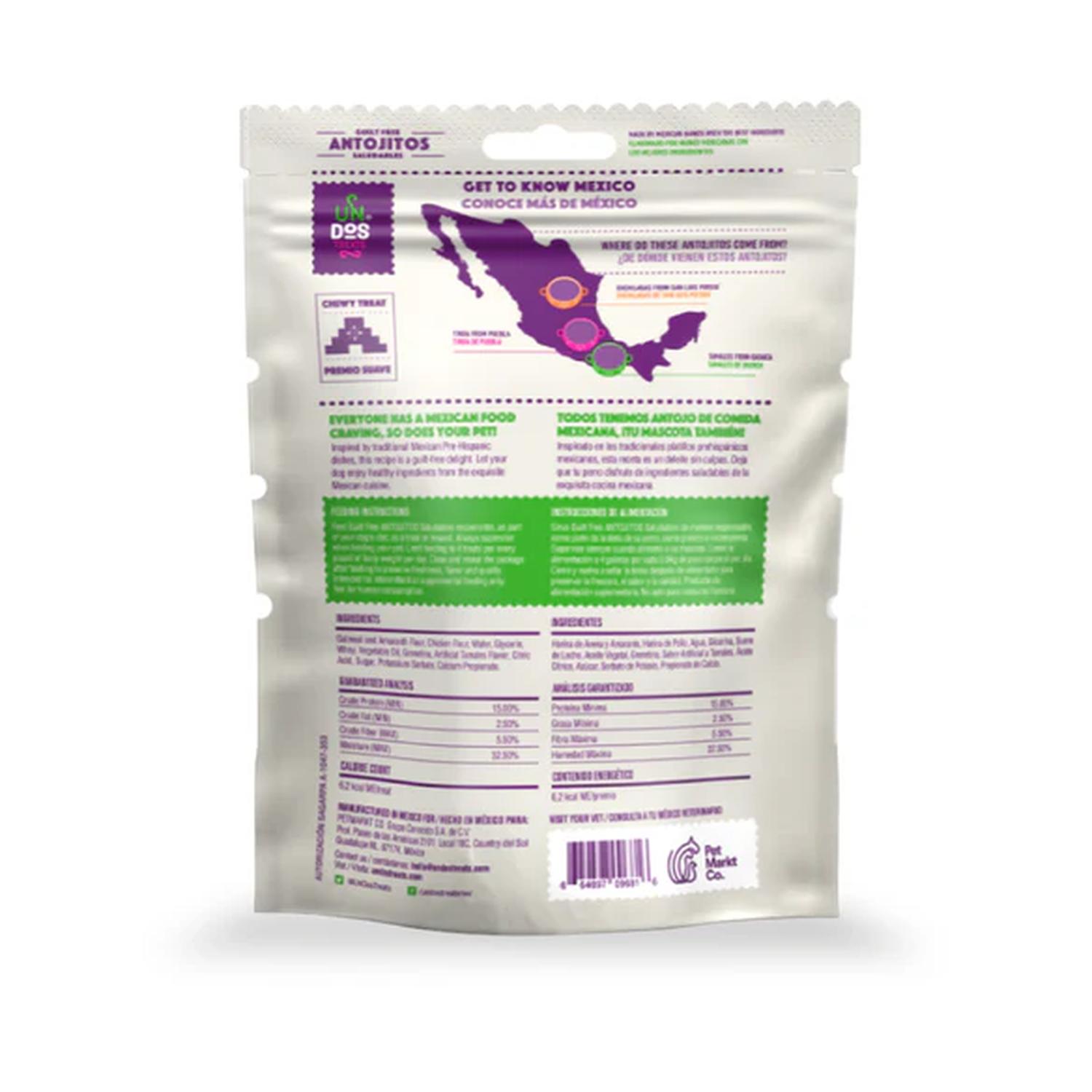 Un Dos Treats Guilt Free premio para perro tamales 156gr | G.Valkyria - imagen 3