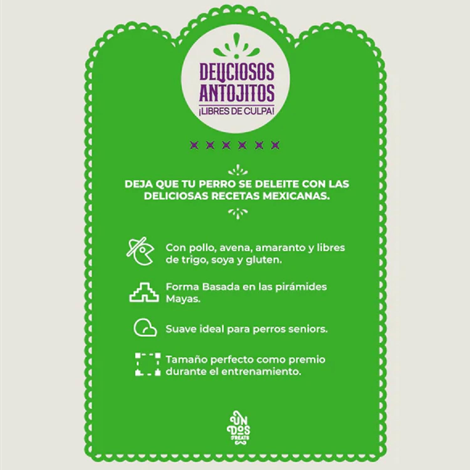 Un Dos Treats Guilt Free premio para perro tamales 156gr | G.Valkyria - imagen 7