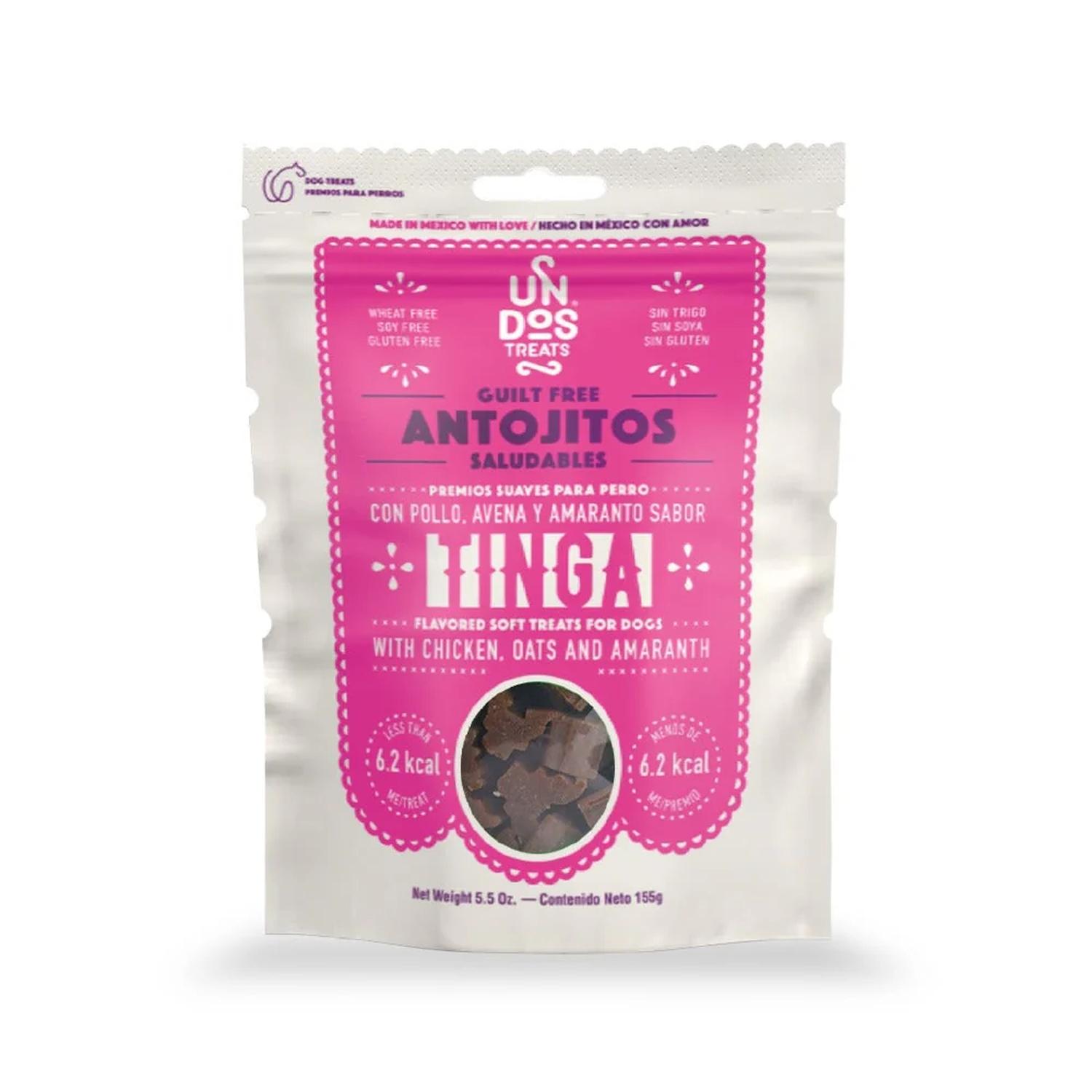 Un Dos Treats Guilt Free premio para perro tinga 156gr | G.Valkyria - imagen 1