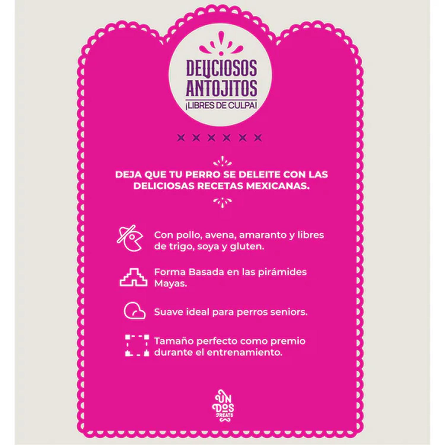 Un Dos Treats Guilt Free premio para perro tinga 156gr | G.Valkyria - imagen 6