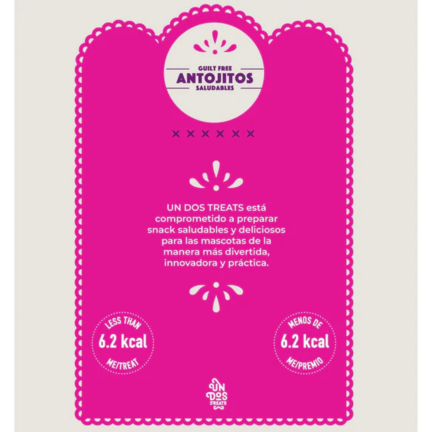 Un Dos Treats Guilt Free premio para perro tinga 156gr | G.Valkyria - imagen 7