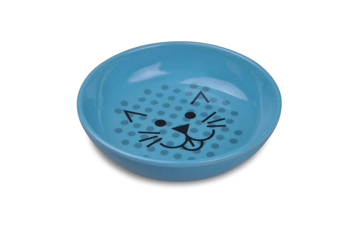 Van Ness plato para gatos ecoware antiderrapante 236ml azul | G.Valkyria - imagen 1