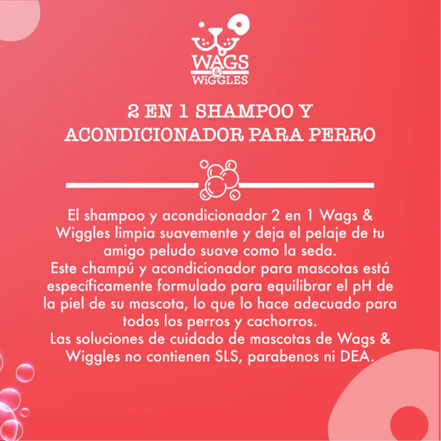 Shampoo/Acondicionador Perro Wags & Wiggles Sandía 473 mL de Wags and Wiggles | G.Valkyria - imagen 3
