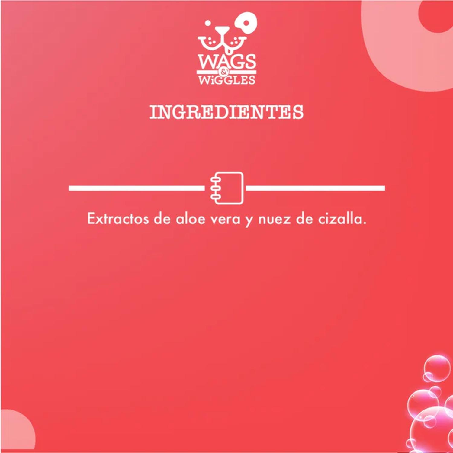Toallitas hipoalergénicas perro Whiskers & Wiggles 100 pzas de Wags and Wiggles | G.Valkyria - imagen 5