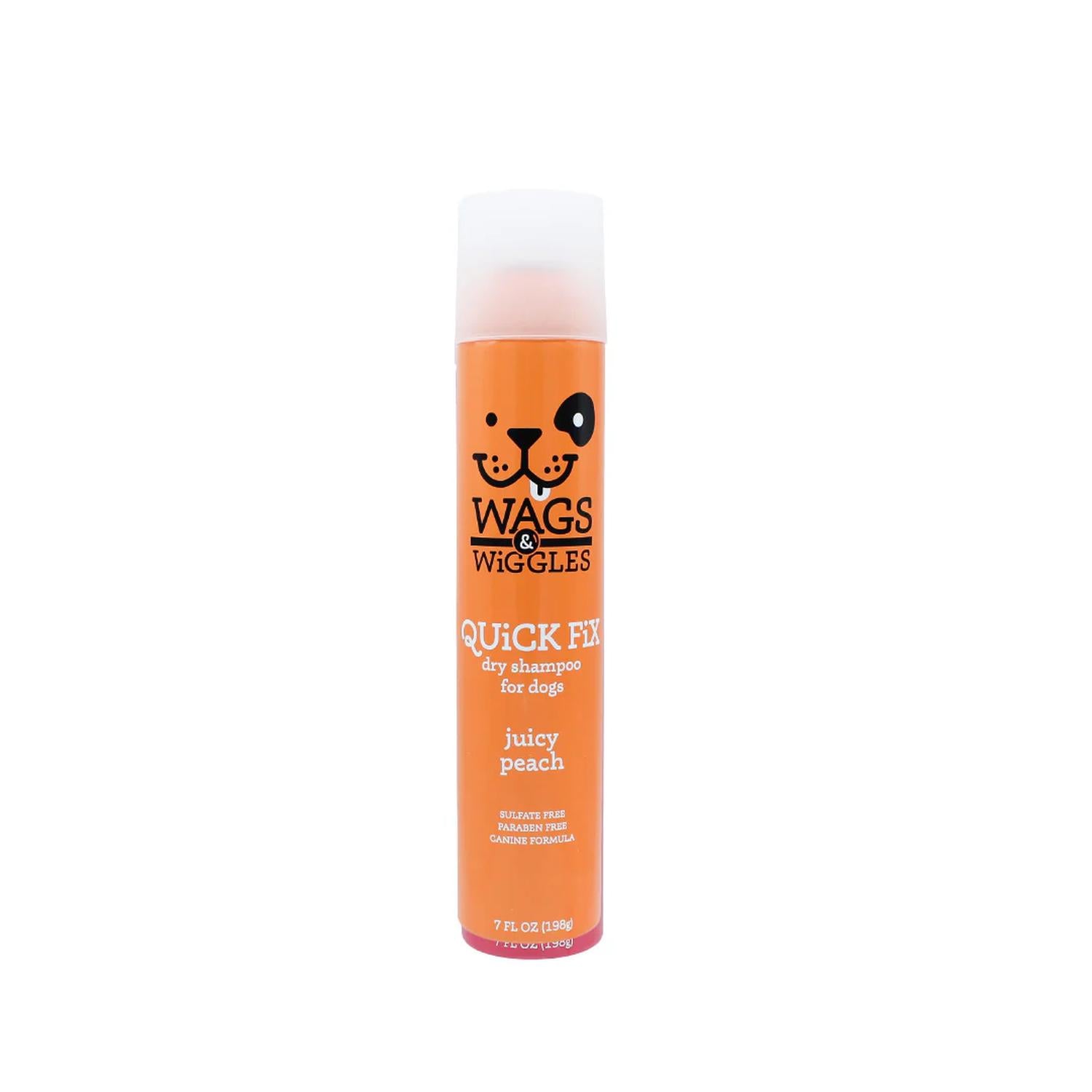 Wags & Wiggles Shampoo seco perros quita grasa melocotón 198g de Wags and Wiggles | G.Valkyria - imagen 1