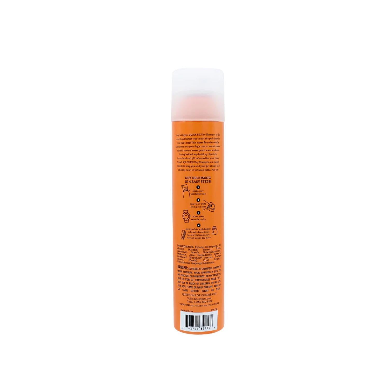 Wags & Wiggles Shampoo seco perros quita grasa melocotón 198g de Wags and Wiggles | G.Valkyria - imagen 2