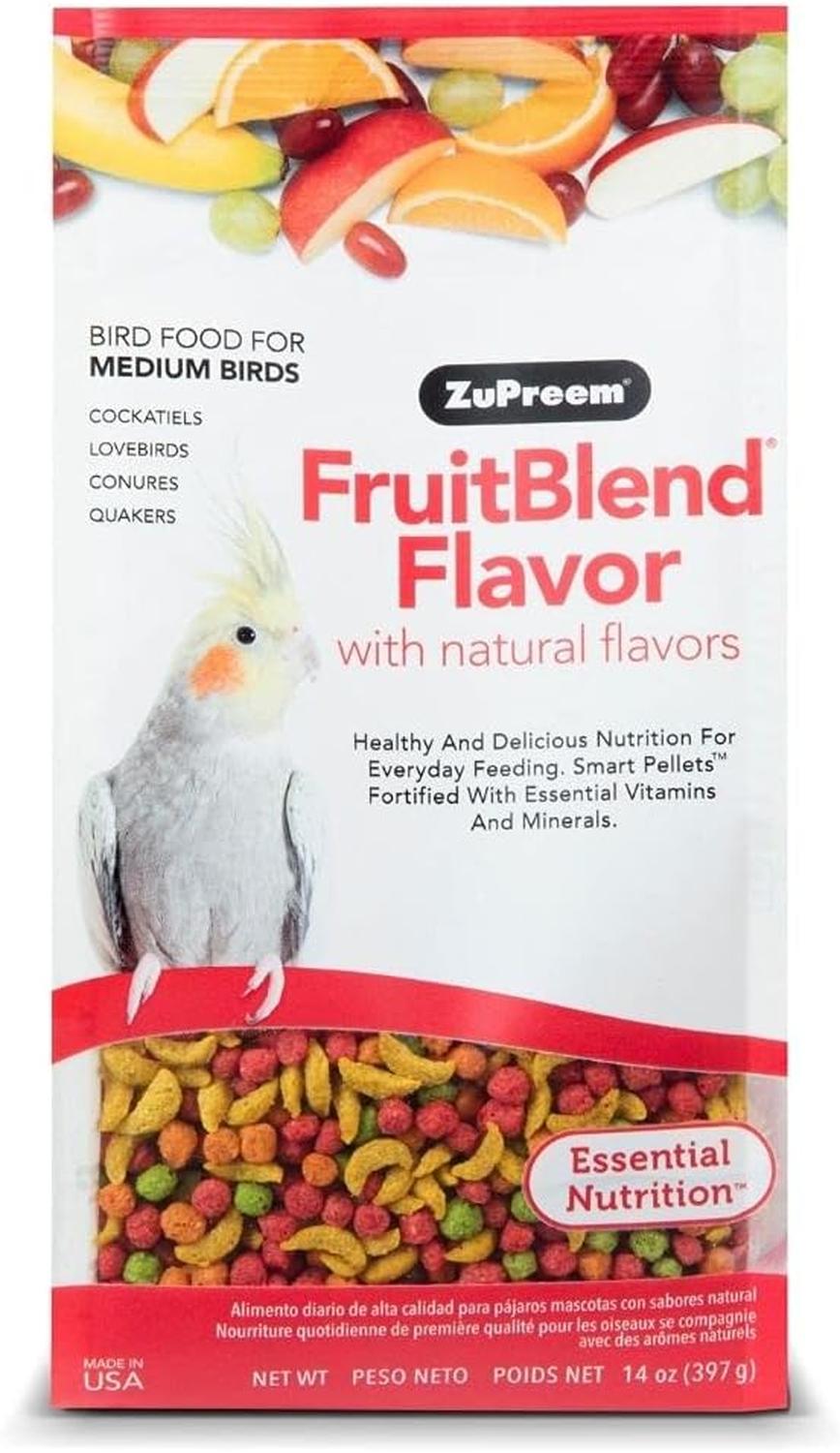 Zupreem alimento Fruitblend ninfa, agaporni, conuro 397g | G.Valkyria - imagen 1