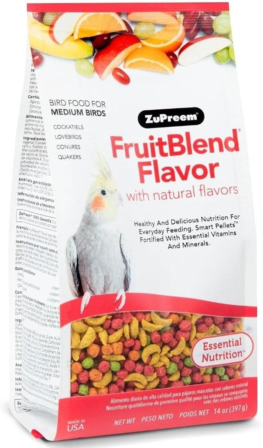 Zupreem alimento Fruitblend ninfa, agaporni, conuro 397g | G.Valkyria - imagen 2