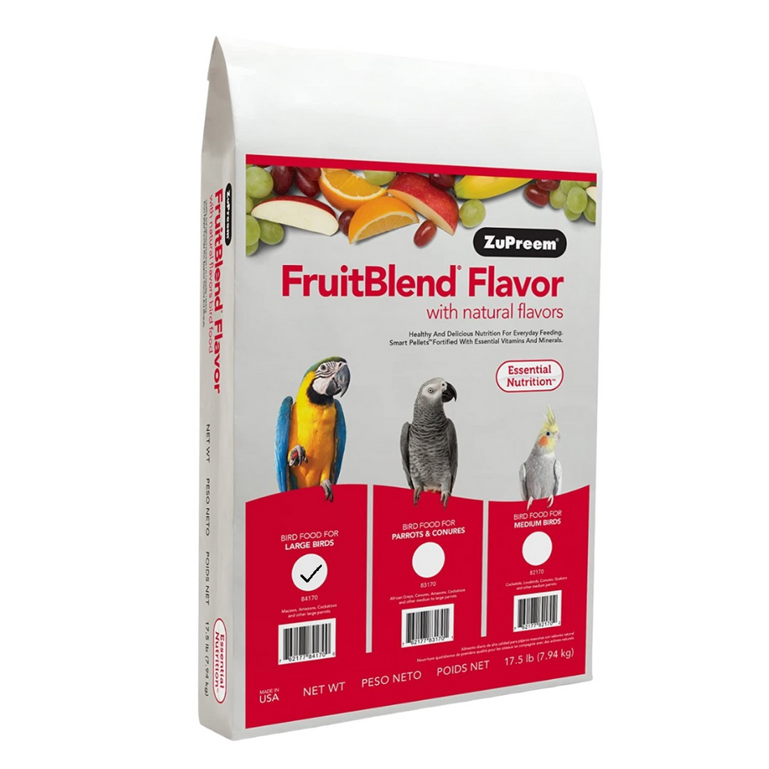 Alimento frutal Zupreem Aves Fruitblend L Guacamaya 7.93 kg | G.Valkyria - imagen 1