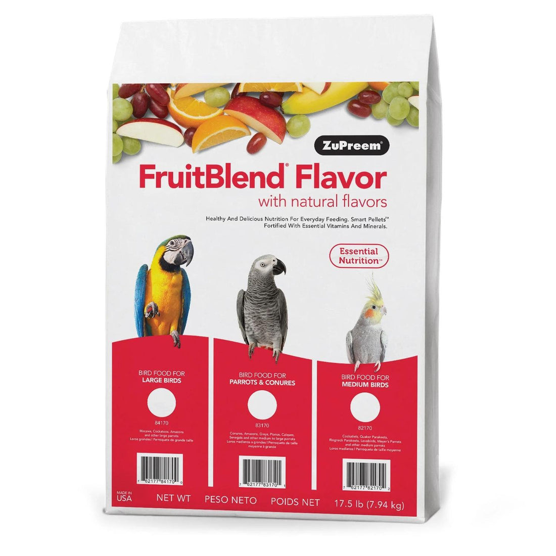 Alimento frutal Zupreem Aves Fruitblend L Guacamaya 7.93 kg | G.Valkyria - imagen 1