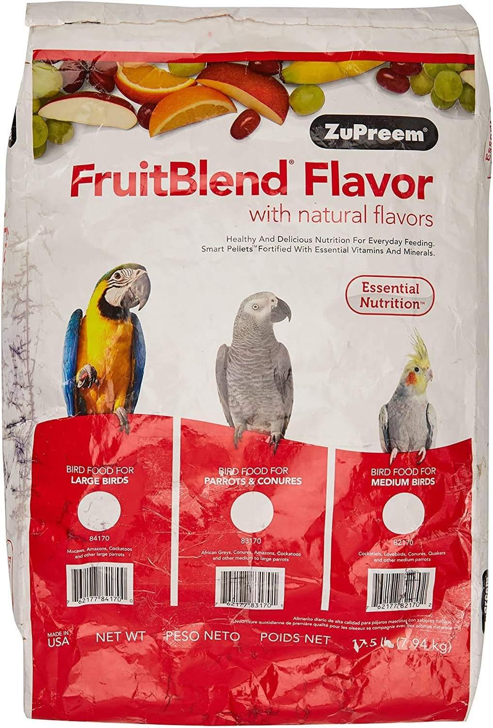 Alimento frutal Zupreem Aves Fruitblend Loro Conuro 7.93 kg | G.Valkyria - imagen 1