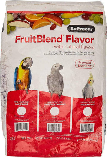 Alimento frutal Zupreem Aves Fruitblend Loro Conuro 7.93 kg | G.Valkyria - imagen 1