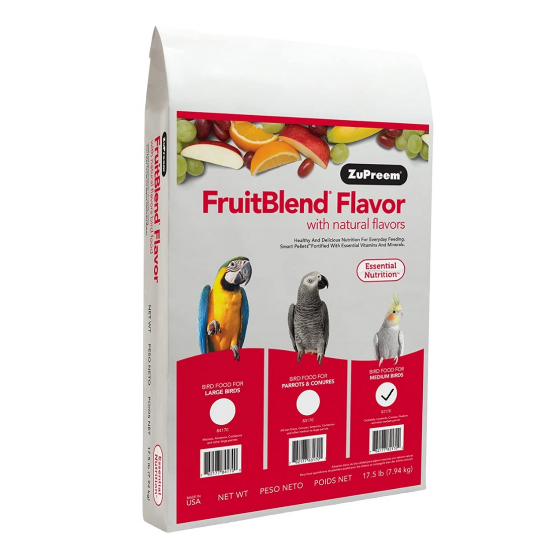 Alimento frutal Zupreem Aves Fruitblend M Ninfas 7.93 kg | G.Valkyria - imagen 1