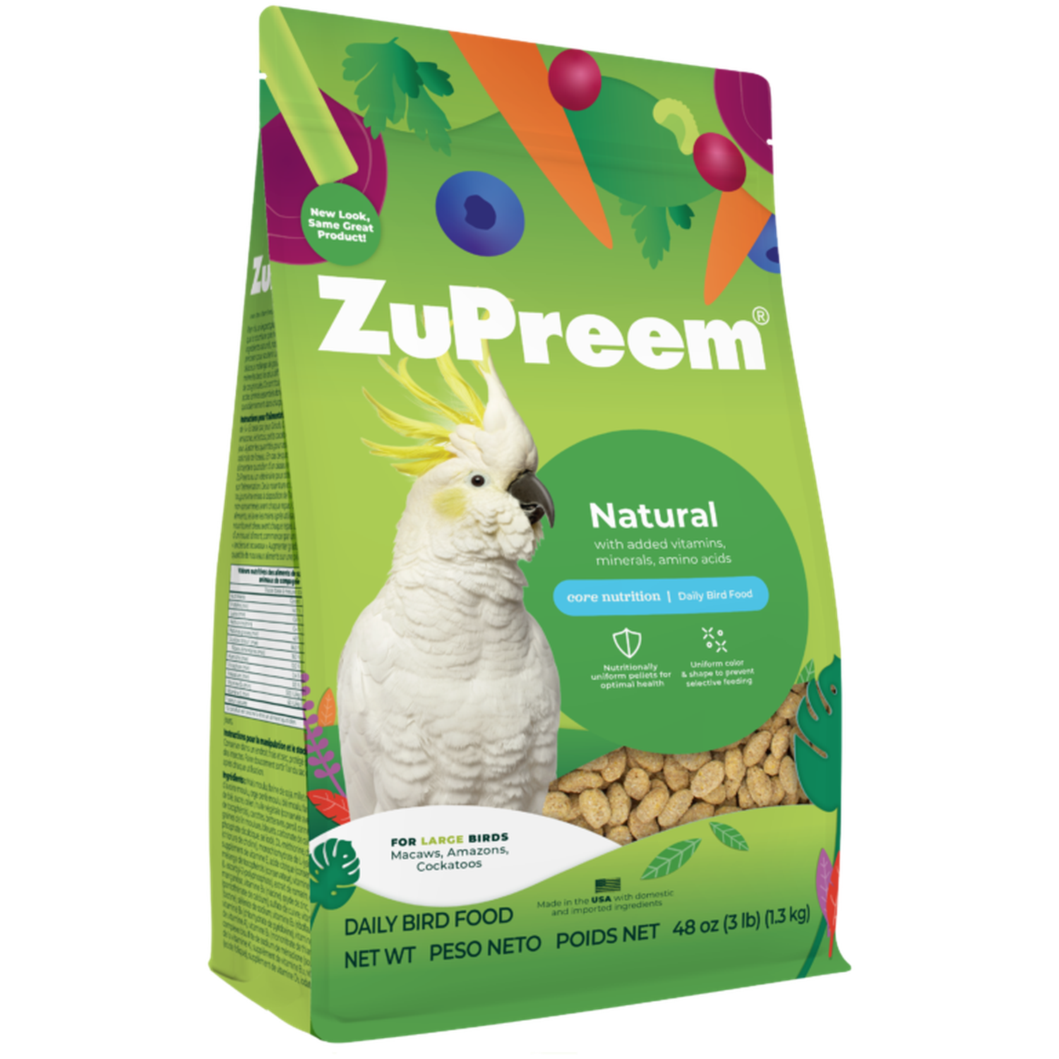 Zupreem alimento Natural guacamaya, cacatúa, amazonas 1.3 kg | G.Valkyria - imagen 1