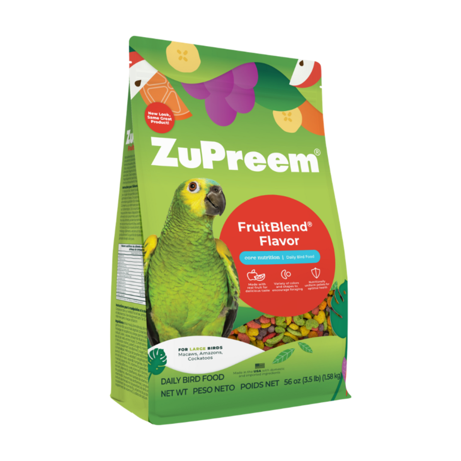 Alimento Premium Zupreem FruitBlend Guacamaya 1.58 kg frutas | G.Valkyria - imagen 1