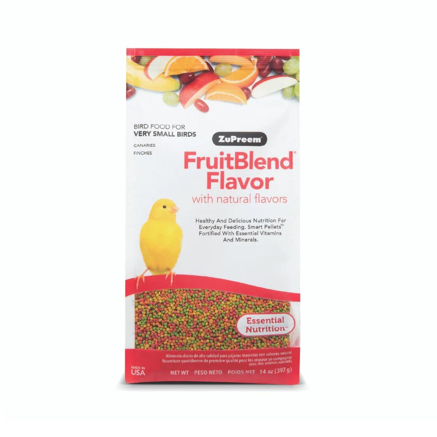 Alimento Premium Zupreem FruitBlend XS Canario 397g frutas | G.Valkyria - imagen 1