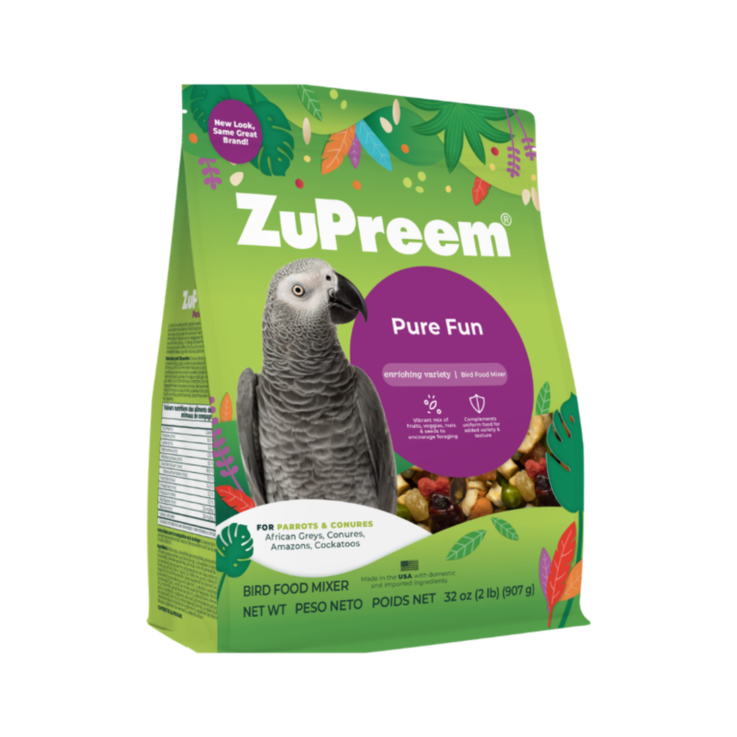 Zupreem Alimento Pure Fun loro, conuro, amazona, cacatúa 907g | G.Valkyria - imagen 1