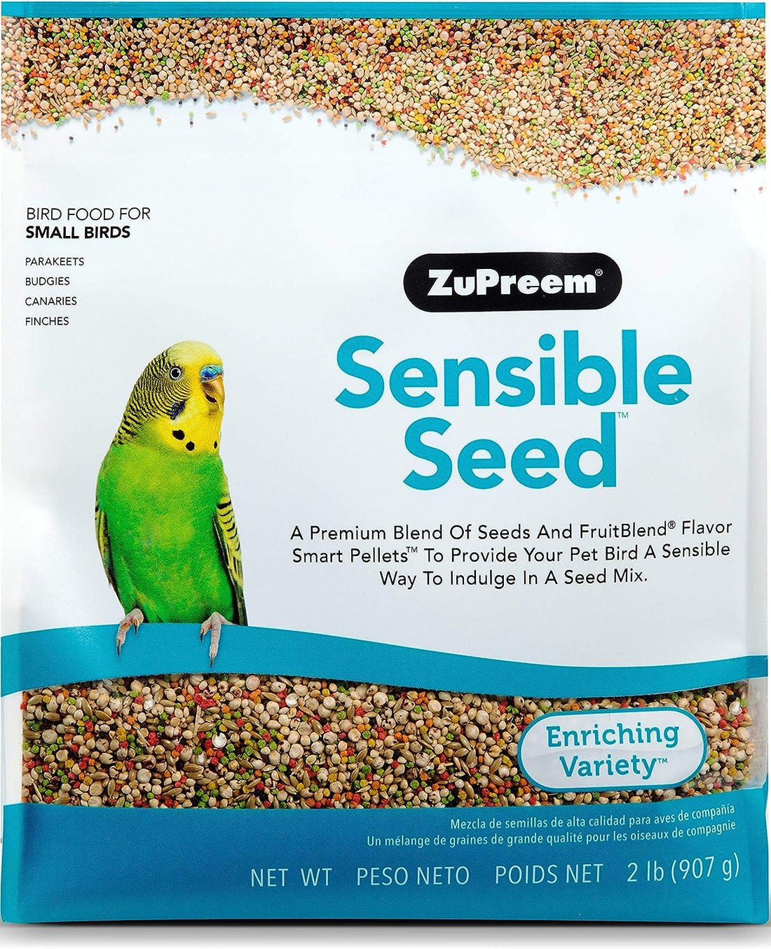 Zupreem Alimento Sensible Seed Periquito, canario y finch 907g | G.Valkyria - imagen 1