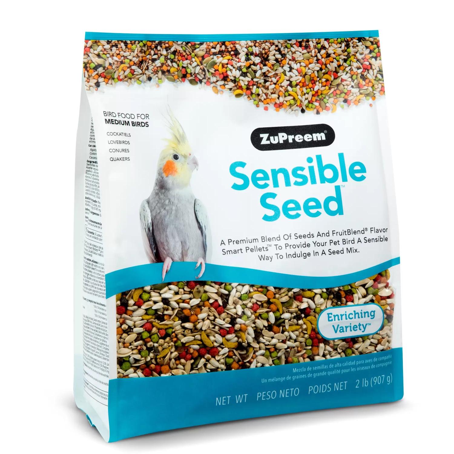 Zupreem comida Sensible Seed ninfa, agaporni, conuro, cotorro 907g | G.Valkyria - imagen 3